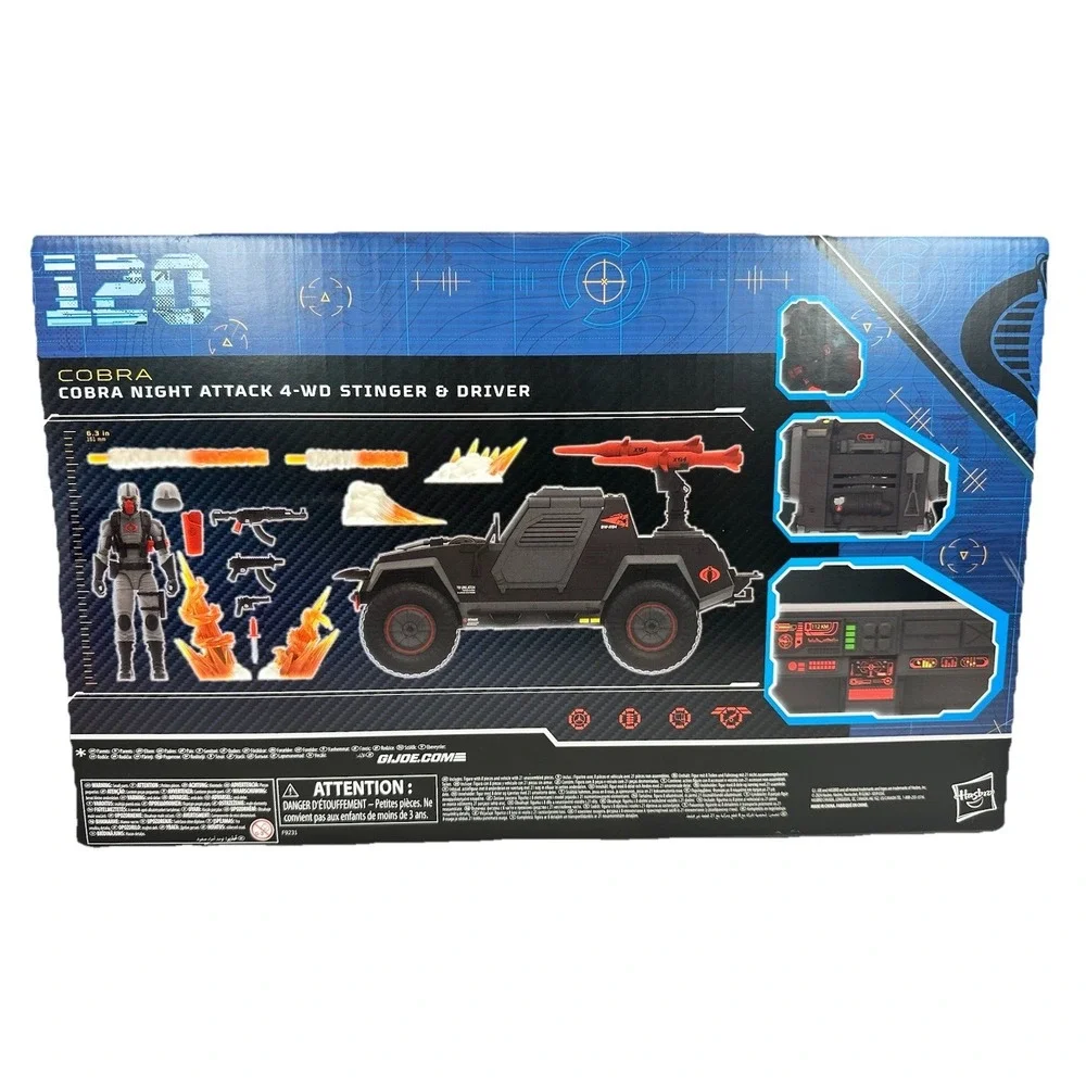 GI Joe Classified Series Cobra Night Attack 4WD Stinger Vehicle Hasbro New